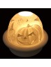 Porcelain Halloween Candle Dome Light w/Candle Plate